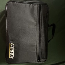 Vtg Case It Cassette Tape Carrying Case - Holds 16 Black Nylon  Plastic