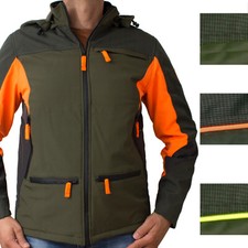 Giubbotto Giubbino Giacca Uomo Caccia Invernale Trekking In Tessuto Tecnico Anti