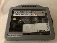 Smithsonian Microscope Kit STEM Mag 150x/450x/900x w/Light  PARTIAL Accessories