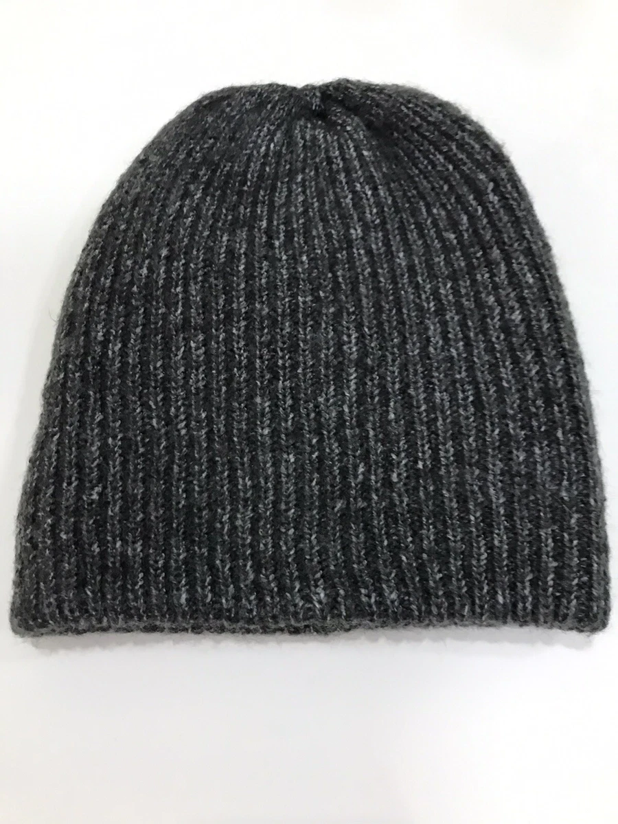 Warm Winter Ladies Charcoal Grey Beanie Hat eBay