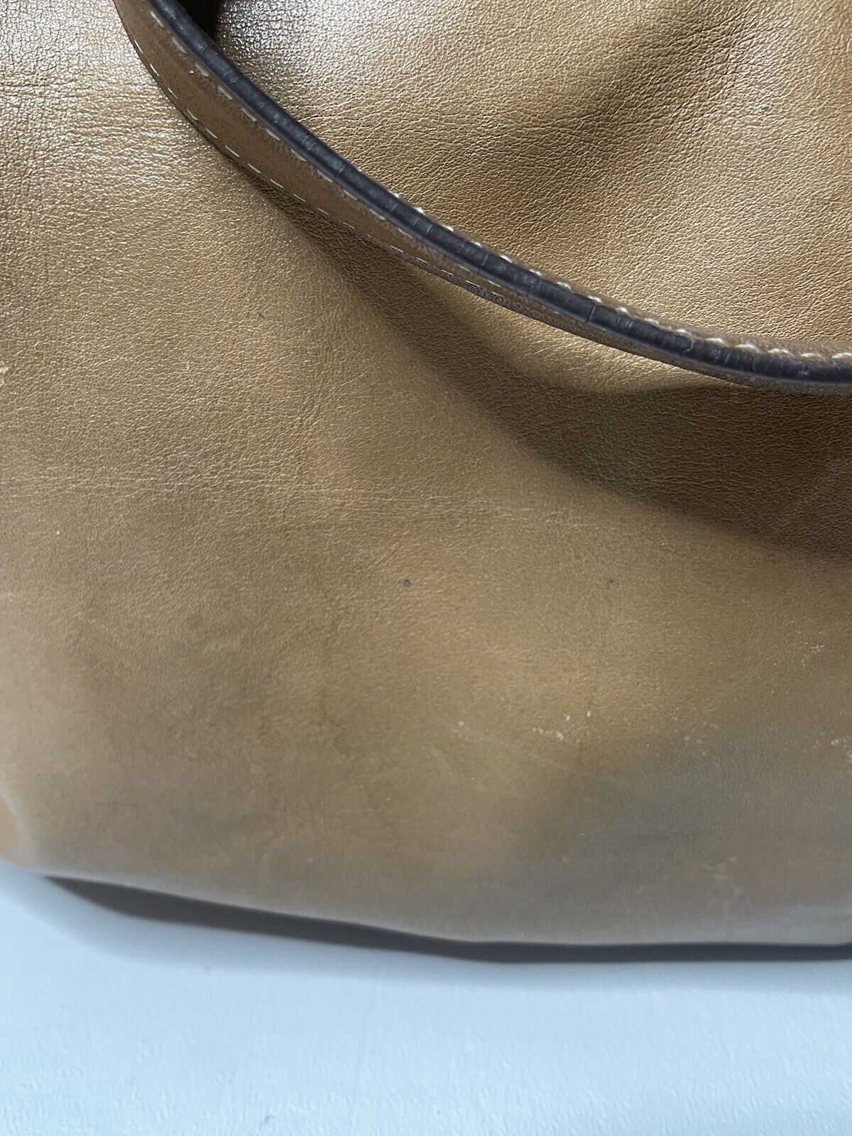 COACH leather handbag British Tan - image 4