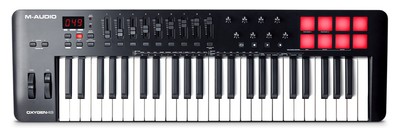 M-Audio Oxygen 49 MKV USB Midi Keyboard Controller Audio Tastatur Tasten Maudio