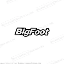Fits Mercury "Bigfoot" Decal