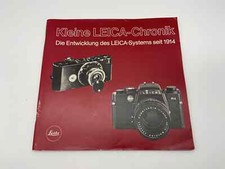 Leitz Small Leica Chronicle - The Development Since 1914 Brochure German