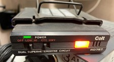 Vtg Colt RD767 Dual Superheterodyne Circuit Radar Detector