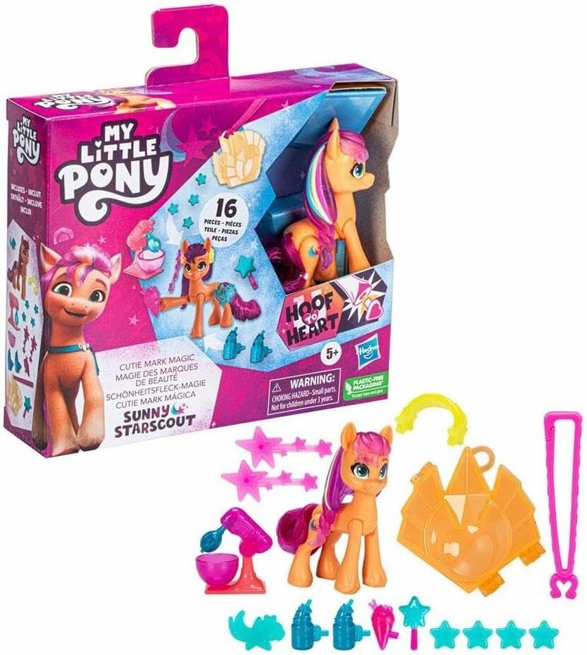 New My Little Pony Hoof To Heart Cutie Mark Magic Sunny Starscout Figure