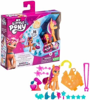 Neu My Little Pony Hoof To Heart Cutie Mark Magic Sunny Starscout Figur
