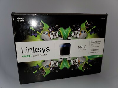 Cisco Linksys EA3500 N750 Dual-Band 300+450 Wi-Fi Router - Tested WORKS! 