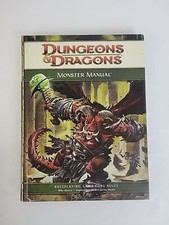 D D 4.0 4th Edition Monster Manual Core Book Hardcover