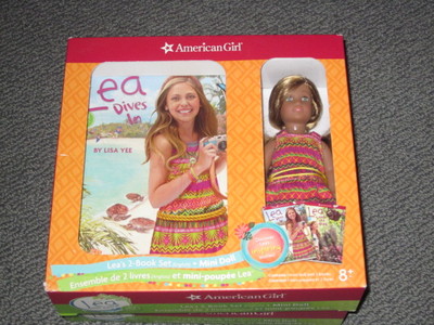 American Girl - Mini Lea Doll  With Two Books ~ NEW