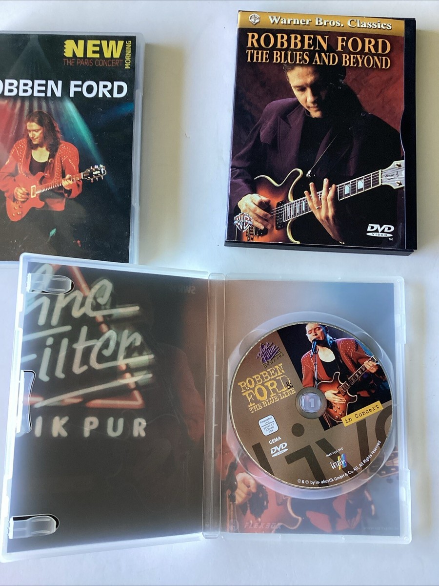 Robben Ford 3 DVD Set - The Blue Line, Blues & Beyond, Paris