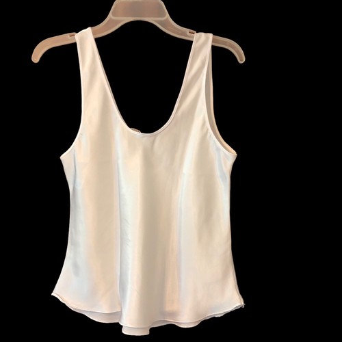 Women's Vintage Maidenform Camisole White Satin w/Lace Size 36 Pre-Owned - 第 3/7 張圖片