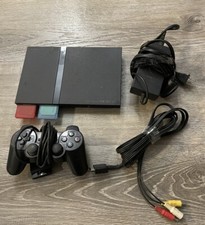 Sony PlayStation 2 Slim With One Controller And Memory Card
