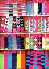 6 Pairs Womens Girls Knee High Socks Thick Secret Lot Multi-Color Sock Size 9-11