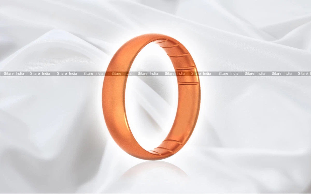 Astrology Copper Solid Band Sun Surya Tamba Ring AUS Size V 1 2