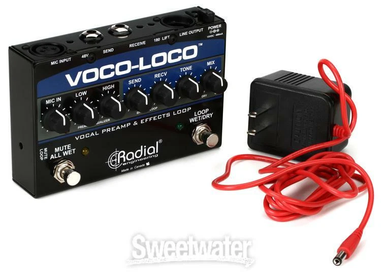 Radial Voco Loco Microphone Effects Loop & Switcher for Guitar