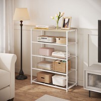 Woltu Schuhregal 4 Ebenen SchuhstäNder Schuhablage FüR 12 Paar 63X83X30 Cm Weiß