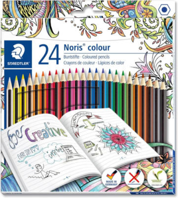 STAEDTLER 185 C24JB Noris Colour Colouring Pencils - Johanna Pack of 24 