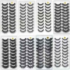 False Eyelashes 3D Mink False Eyelashes 10 Pairs