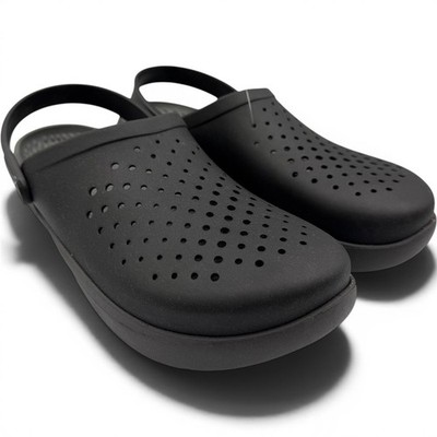 Crocs Inmotion Clog Men 12 Black LiteRide Comfort Sandal 209964-001 **NEW**