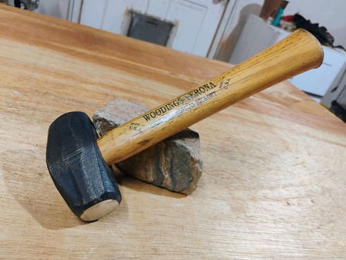 2LB Drilling Hammer WOODINGS VERONA MADE IN USA Octagonal Faces