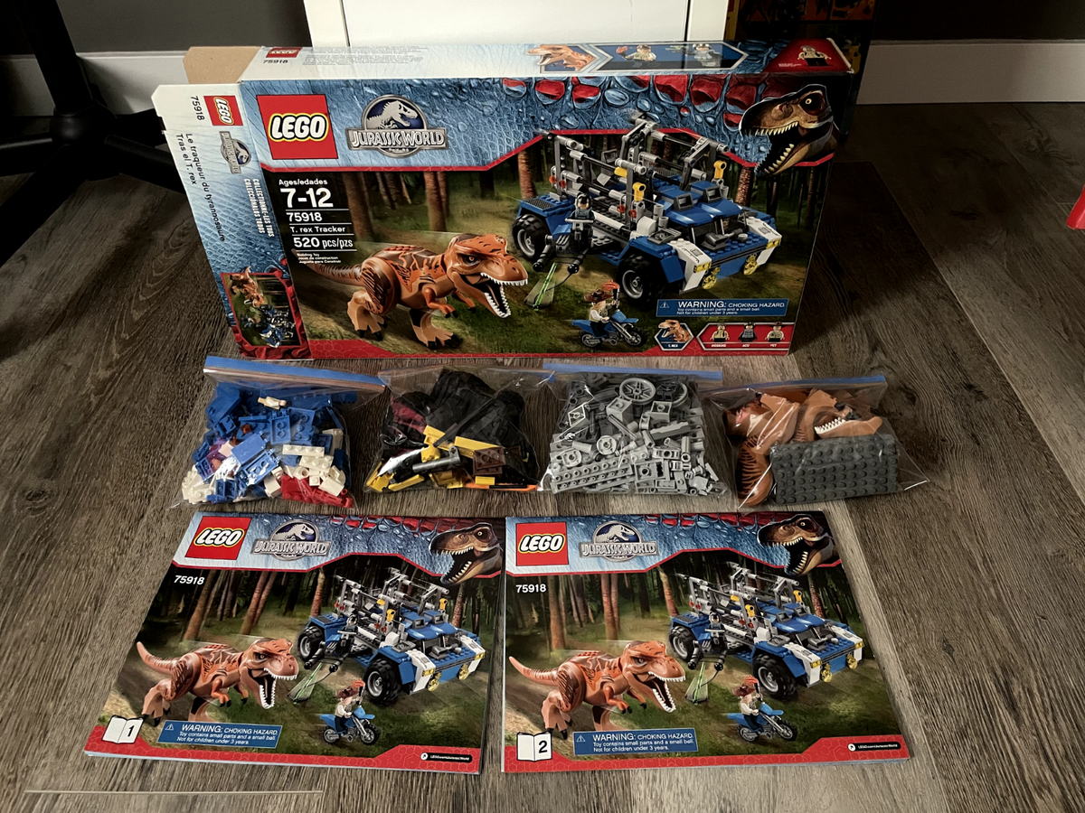 LEGO 75918 Jurassic World T. Rex Tracker COMPLETE Mint Condition
