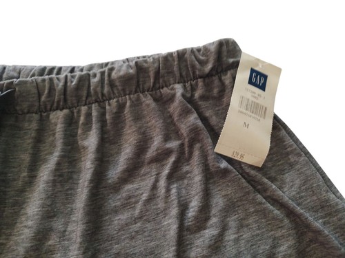 New Gap Body Drawstring Shorts Knit Gray Lightweight Womens Medium with Tags - Picture 6 of 10
