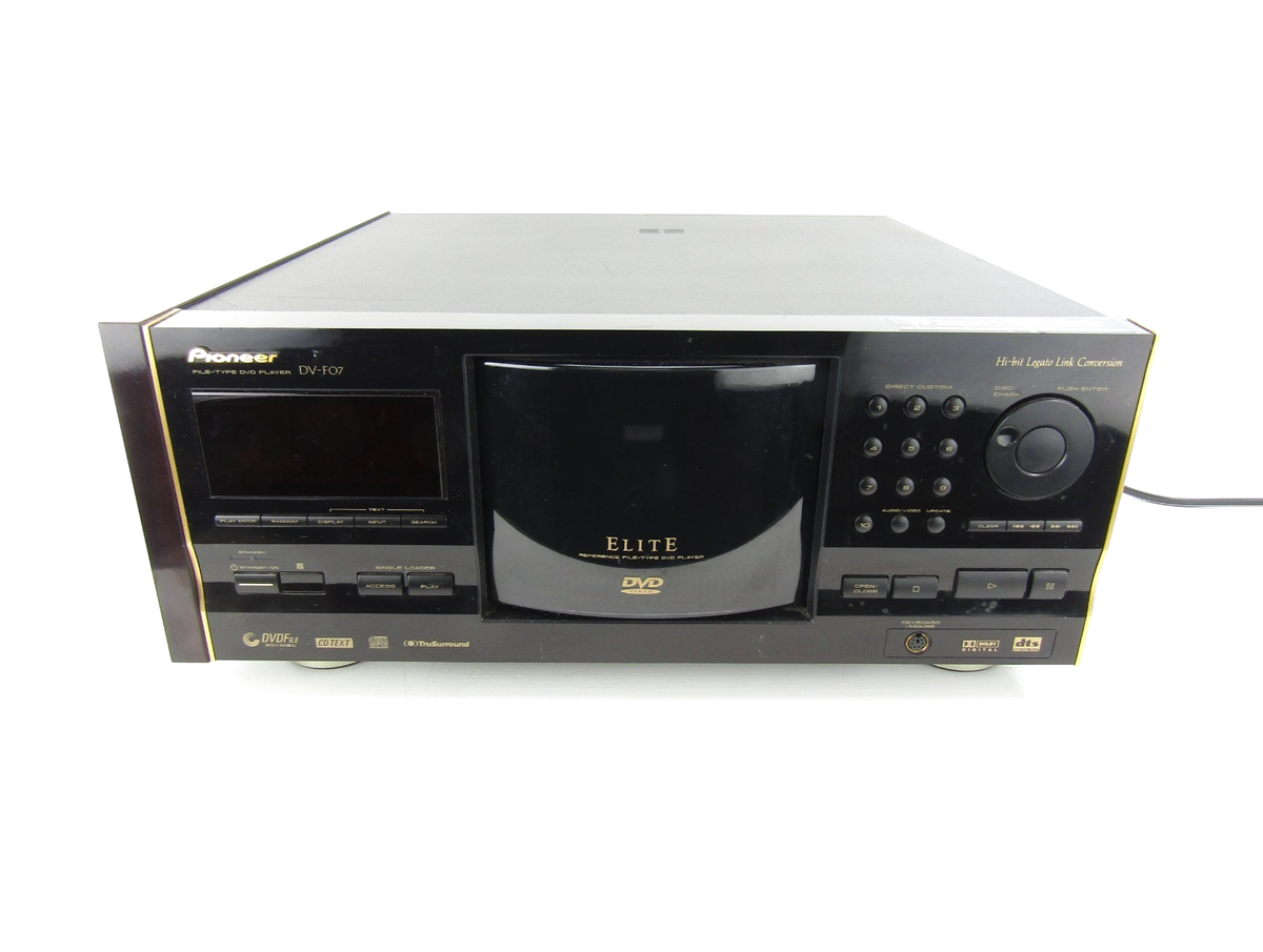 Pioneer Elite DV-F07 DVD / CD 300+1 Disc Carousel Player / Changer