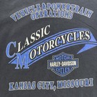 VTG Harley Davidson Shirt Mens XL Kansas City Holoubek Faded Black