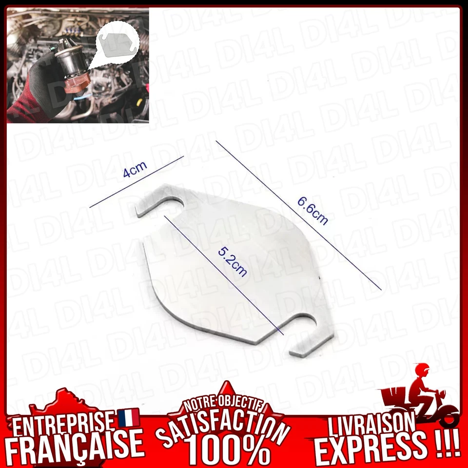 PLAQUE OBTURATION SUPPRESSION EGR CITROEN XSARA PICASSO BERLINGO 2.0 HDI (423) - Photo 1/1