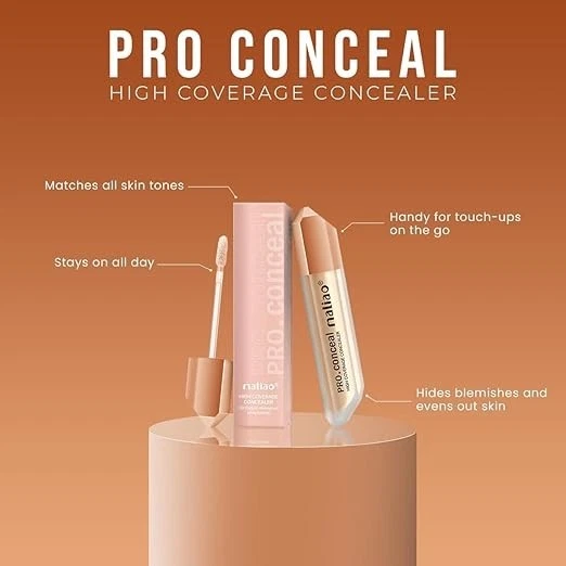 Maliao Pro Conceal High Coverage Concealer | Full Coverage | Lightweight & Long- - Image 4 of 4