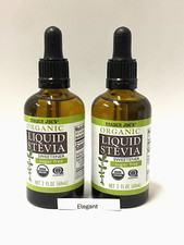 2 Pack Trader Joe's Organic Liquid Stevia Sweetener Sugar-Free 2oz Vegan EXP2028