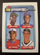 1992 Topps RC #551 Top Prospects Chipper Jones Atlanta Braves MT Set Break 