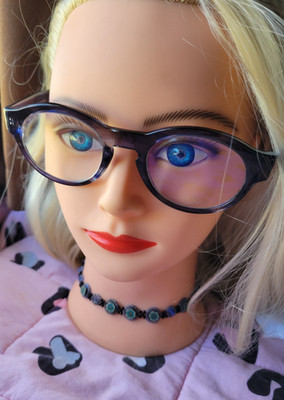 ANDY WOLF 4469 Blue Eyeglass Frames Handmade Austria Luxury Designer Glasses 48m