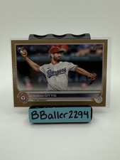 2022 Glenn Otto Rookie Gold /2022 Topps Texas Rangers #437 Series Two RC