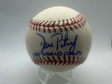Dan Petry Signed Official Rawlings MLB Baseball with Inscription-NO COA