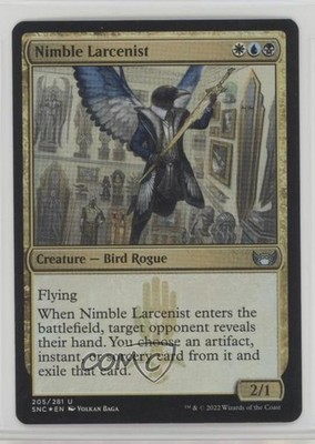 Nimble Larcenist Foil Magic: Streets of New Capenna SNC #205