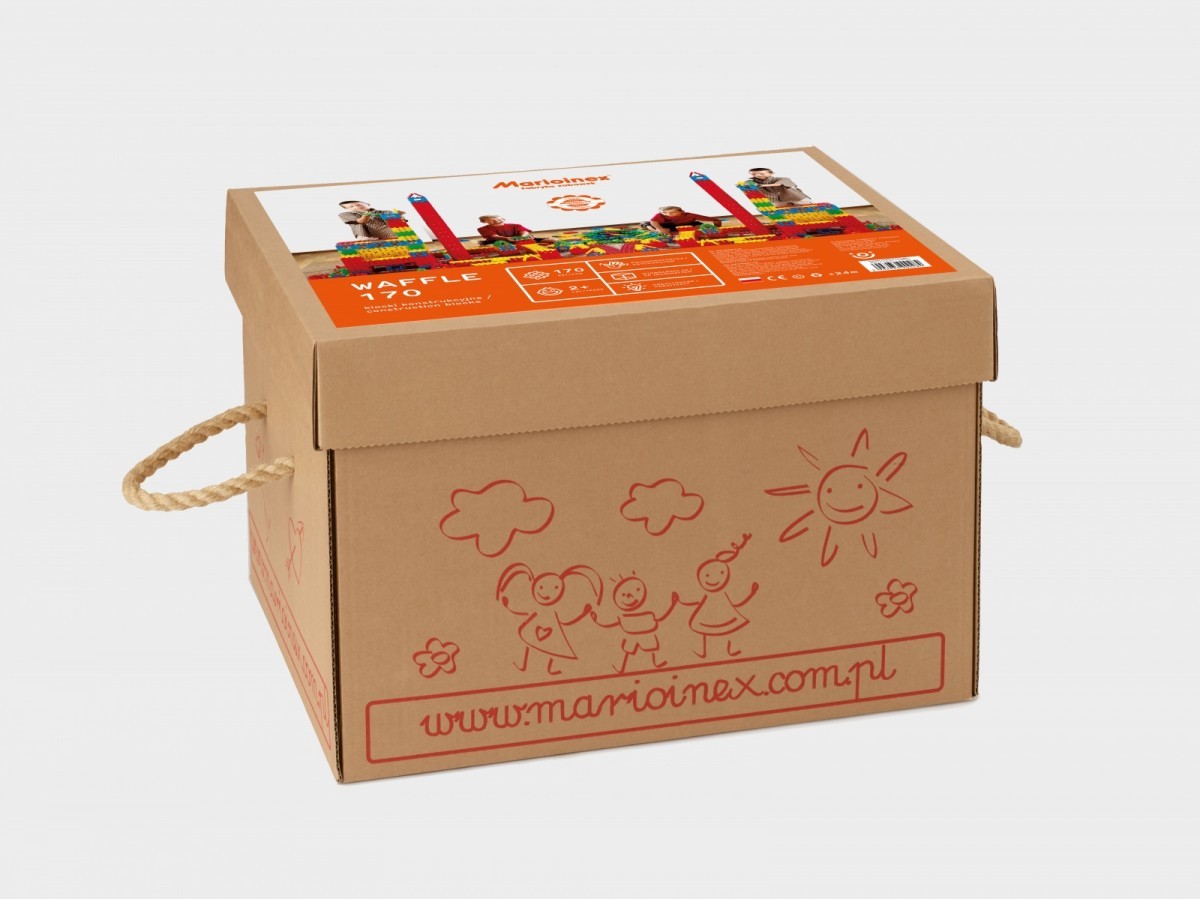 5903033900284 Строительные блоки Вафельная смесь 170 штук в коробке Marioinex 14790₽