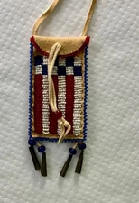 Native American Leather Medicine Bag still in the box