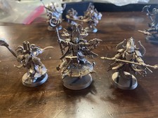 Games Workshop Warhammer 40K Thousands Sons Exalted Sorcerers - 3 Minatures. S11