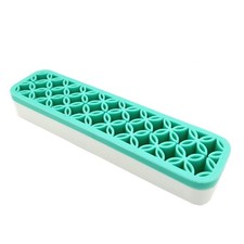 1 PC Rectangle Silicone Make up Brush Holder Cosmetic Storage Desktop Organiz...