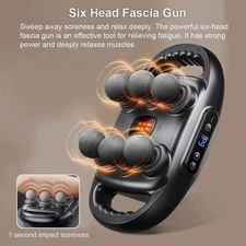 6-Head Massage Gun Percussion Massager Deep Tissue Full Body Muscle Pain Relief