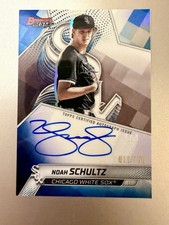 2025 Bowman's Best Noah Schultz 16/150 Blue Refractor Auto #B25-NS White Sox