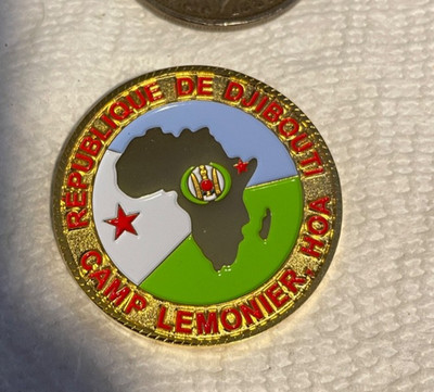 Challenge Coin  Combined Joint Task Force Camp LEMONIER Horn of Africa HOA