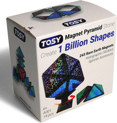 #ad #ad Magnet Pyramid Stone 1 Cube Transforms into 1 Billion Shapes 14 pcs 12 Puzz $36.17