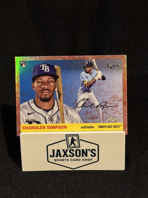 #ad 2025 Topps Chrome Platinum Chandler Simpson #277 Pink Parallel 75 $13.99