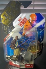Star Wars 30th Anniversary 3.75 Mace Windu w coin  06 Hasbro Action Figure