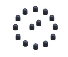 15pcs 0.24 dia Soft Replacement Rubber Tips   Please Note    These Tip