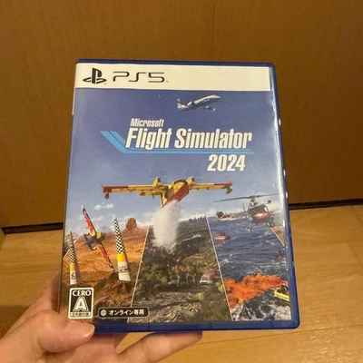 Microsoft Flight Simulator 2024 Used Tested Japanese ver with Case PlayStation5 - Image 1 of 3
