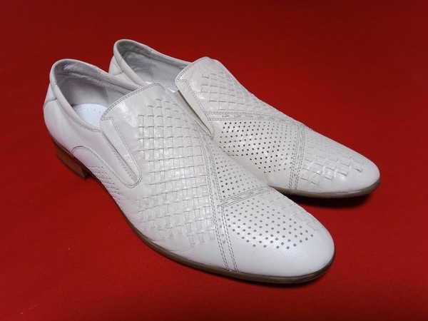 Men Peter Kaiser Heels Beige Leather 42